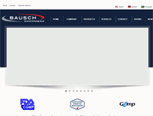 Tablet Screenshot of bausch-group.com